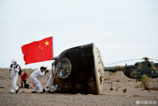 Regreso de la Shenzhou 15 con la tripulación china que más tiempo ha pasado en el espacio