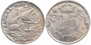 25 Céntimos de 1925: La moneda número 1 entre las números 1