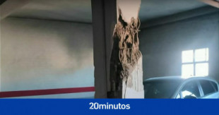 Salen a la luz las imágenes de los pilares deteriorados del edificio de Teruel: se tomaron minutos antes del derrumbamiento