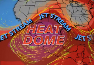 Asombra domo de calor extremo sobre México y Estados Unidos