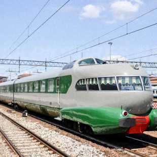 De vuelta a los 60 en un tren italiano renovado