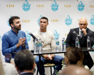 URSU9, el agua alcalina de Cristiano Ronaldo, promete beneficios para la salud sin evidencia científica