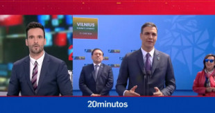 TVE corta las declaraciones de Sánchez desde la cumbre de la OTAN justo cuando iba a responder sobre el cara a cara con Feijóo