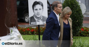El PP convierte un homenaje a Miguel Ángel Blanco en Ermua en un acto de campaña de Feijóo