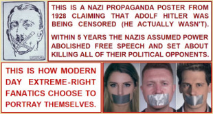 La extrema derecha moderna no hace más que copiar ideas sacadas directamente del manual de instrucciones de la propaganda nazi (en)