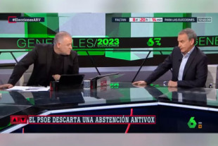 El momentazo de Zapatero insistiendo a Ferreras que ponga lo que Feijóo dijo de Correos y no solo la "rectificación"