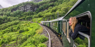 Algunos de los viajes en tren más hermosos del mundo (Noruega)