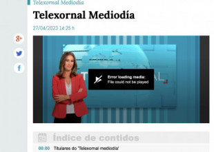 La Televisión de Galicia borra la noticia de Baltar circulando a 215 KM/h de sus servidores