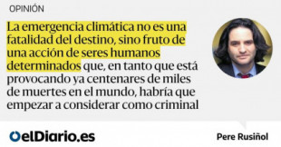 Criminales del cambio climático