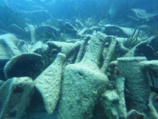 Descubren en la costa de El Alamein los restos de un barco hundido en el siglo III a.C. cargado de ánforas de Rodas