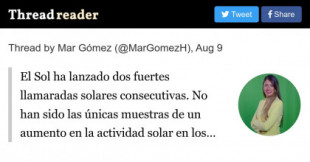 El Sol ha lanzado dos fuertes llamaradas solares consecutivas. ¿Qué está pasando? [HILO]