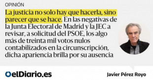 Contencioso electoral a la vista en Madrid
