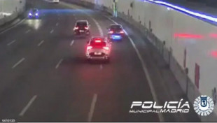 Detenida una conductora que circulaba en sentido contrario por la M-30 (Madrid) cuadruplicando la tasa de alcohol