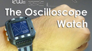 El reloj osciloscopio se envía después de 10 años en Kickstarter [ENG]