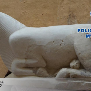 Toro íbero expoliado en Córdoba hallado en museo privado