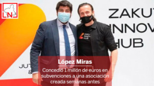 López Miras adjudicó 1 millón de euros en subvenciones a una asociación creada semanas antes de la concesión inicial