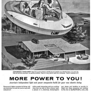 Antiguos anuncios futuristas (Retrofuturismo)