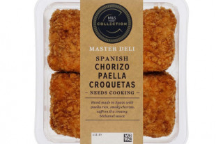 Croquetas de paella con chorizo: el producto inglés hecho para indignar a toda España