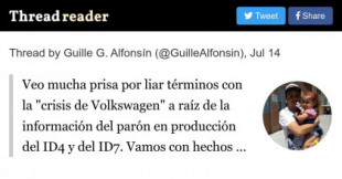 Guille Alfonsín sobre la supuesta "crisis de Volkswagen"