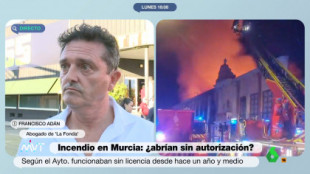 El abogado de la discoteca de Murcia asegura que el local tenía licencia, pero que "se destruyó en el incendio"
