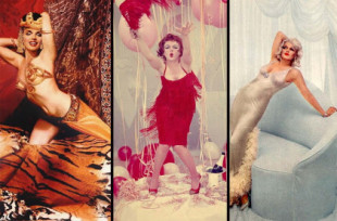 Cuando Marilyn Monroe recreó fotografías de cinco actrices famosas del pasado, 1958