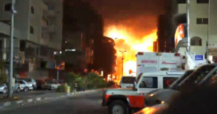 La Media Luna Roja Palestina denuncia bombardeos a escasos metros de otro hospital en Gaza