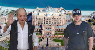 Juan Carlos I y Froilán, en el hotel más caro del mundo: está en Abu Dabi y cuesta 25.500 euros la noche