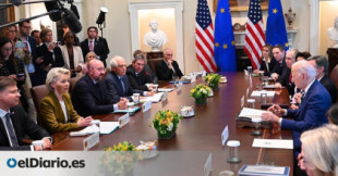 Los líderes europeos escenifican en la Casa Blanca unidad con Biden en la defensa de Israel y Ucrania