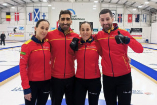 España logra otra histórica plata en el Mundial mixto por equipos de curling