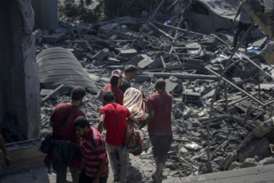 Los muertos en Gaza por los bombardeos israelíes superan los 6.500