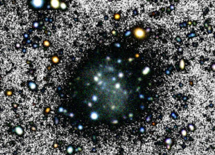 Investigadores anuncian el descubrimiento de Nube, una galaxia casi oscura