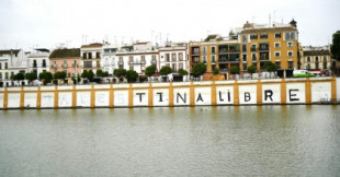 El alcalde de Sevilla se compromete a tapar en horas una pintada gigante con el lema "Palestina libre"