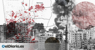 El mapa de la destrucción: así está Gaza después de un mes de ofensiva israelí