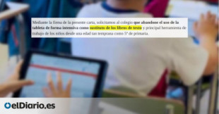 Rebelión en las familias de un colegio concertado de Madrid por la imposición de tablets en el aula: "Es discriminatorio"