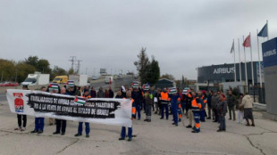 Trabajadores de Airbus Getafe se movilizan en apoyo a Palestina: “Israel asesina y Airbus patrocina”