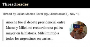 Milei mintió a todos los argentinos en varias ocasiones, especialmente a sus votantes