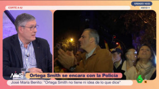 El inspector de Policía José María Benito, tajante con Ortega Smith: "Yo soy el responsable de ese dispositivo y se va detenido"