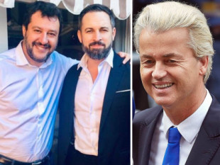 Abascal y Salvini felicitan al ultra Wilders, cuyo partido exige retirar fondos a España e Italia por dedicarse a "la siesta"