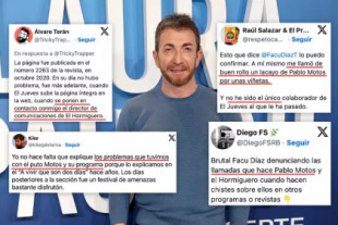 Oleada de mensajes de humoristas que denuncian "llamadas" por chistes sobre Pablo Motos: "En El Hormiguero,actúan como mafiosos"