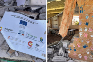 Bruselas afea a Israel la "intolerable" destrucción de una escuela construida con fondos UE en Cisjordania