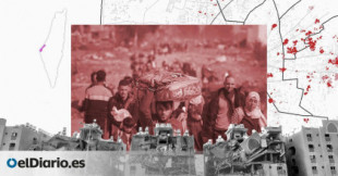 Una bomba israelí por cada 220 habitantes: los mapas de dos meses de masacre en Gaza