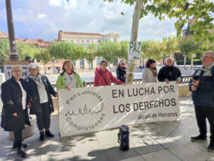 La Delegación del Gobierno de Madrid multa a Pensionistas Complutenses por exhibir pancartas a favor de Gaza