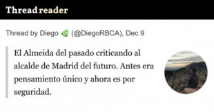 El Almeida del pasado criticando al alcalde de Madrid del futuro