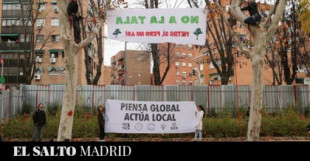 Comienza la tala de los árboles de Arganzuela para las obras de la línea 11 de Metro de Madrid