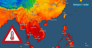 Calor inusual - Día histórico de calor en Asia