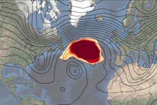 Algo está pasando en el Atlántico y AEMET lo sabe perfectamente: un anticiclón histórico en dirección hacia España