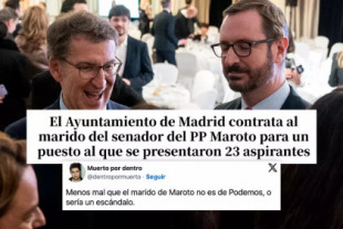 Las redes analizan el flamante puesto del marido de Maroto en el Ayuntamiento de Madrid: "Todo queda en familia"