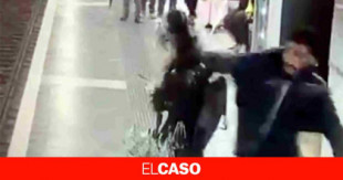 Brutal agresión en el metro de Barcelona: un hombre ataca sin sentido a una mujer en el Camp de l'Arpa