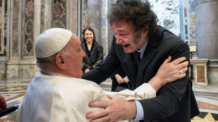 Milei se abraza al Papa tras llamarle "representante del maligno en la Tierra"