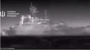Ucrania afirma haber hundido un gran barco ruso frente a Crimea